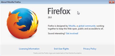 mozilla firefox 26.